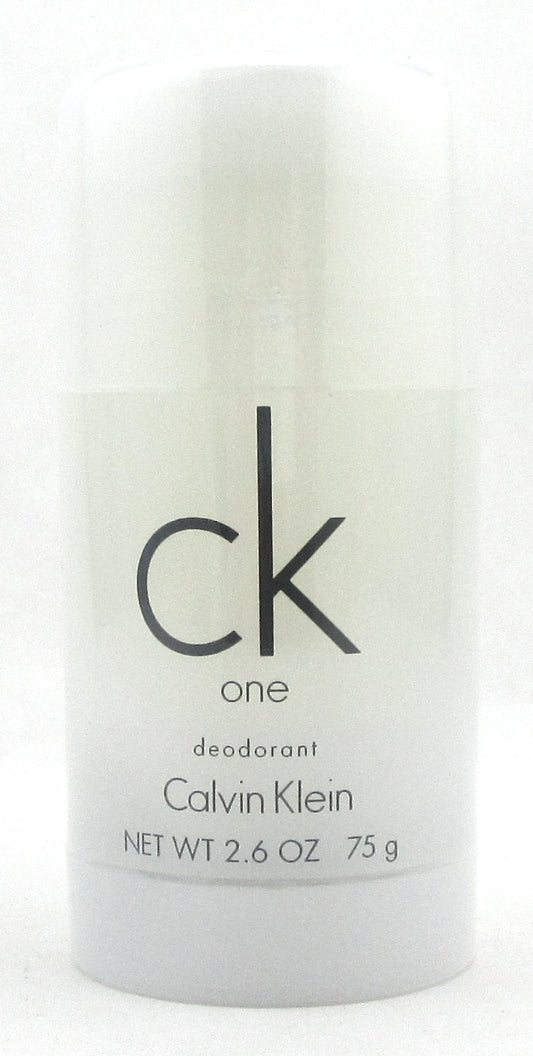 CK One by Calvin Klein Deodorant Stick 2.6 oz./ 75 g. Unisex. New. Sealed.