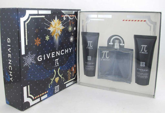 PI Neo by Givenchy for Men 3 Pc Gift Set EDT 3.3oz+2.5oz A/S/M+ShowerG