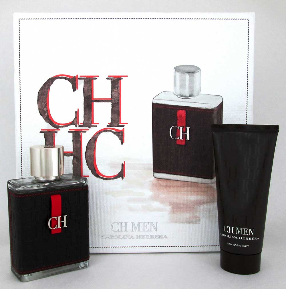 CH MEN by Carolina Herrera 2Ps Set:EDT Spr 3.4oz + A/Shave Balm 3.4oz