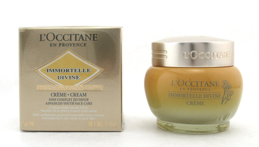 L'Occitane Immortelle Divine Cream 50 ml./ 1.7 oz. New Sealed Damaged Box