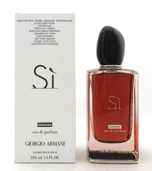Si Intense by Giorgio Armani Eau De Parfum Spray for Women 100 ml./ 3.4 oz. New Tester w/cap