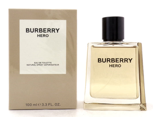 Burberry Hero Cologne 3.3 oz/100 ml Eau de Toilette Spray for Men New Sealed Box