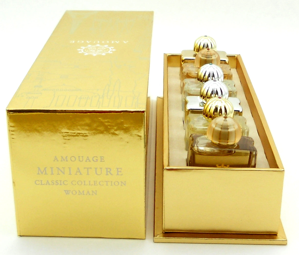 Amouage Miniatures Classic Collection Woman EDP 6 x 7.5 ml. New in Sealed Box
