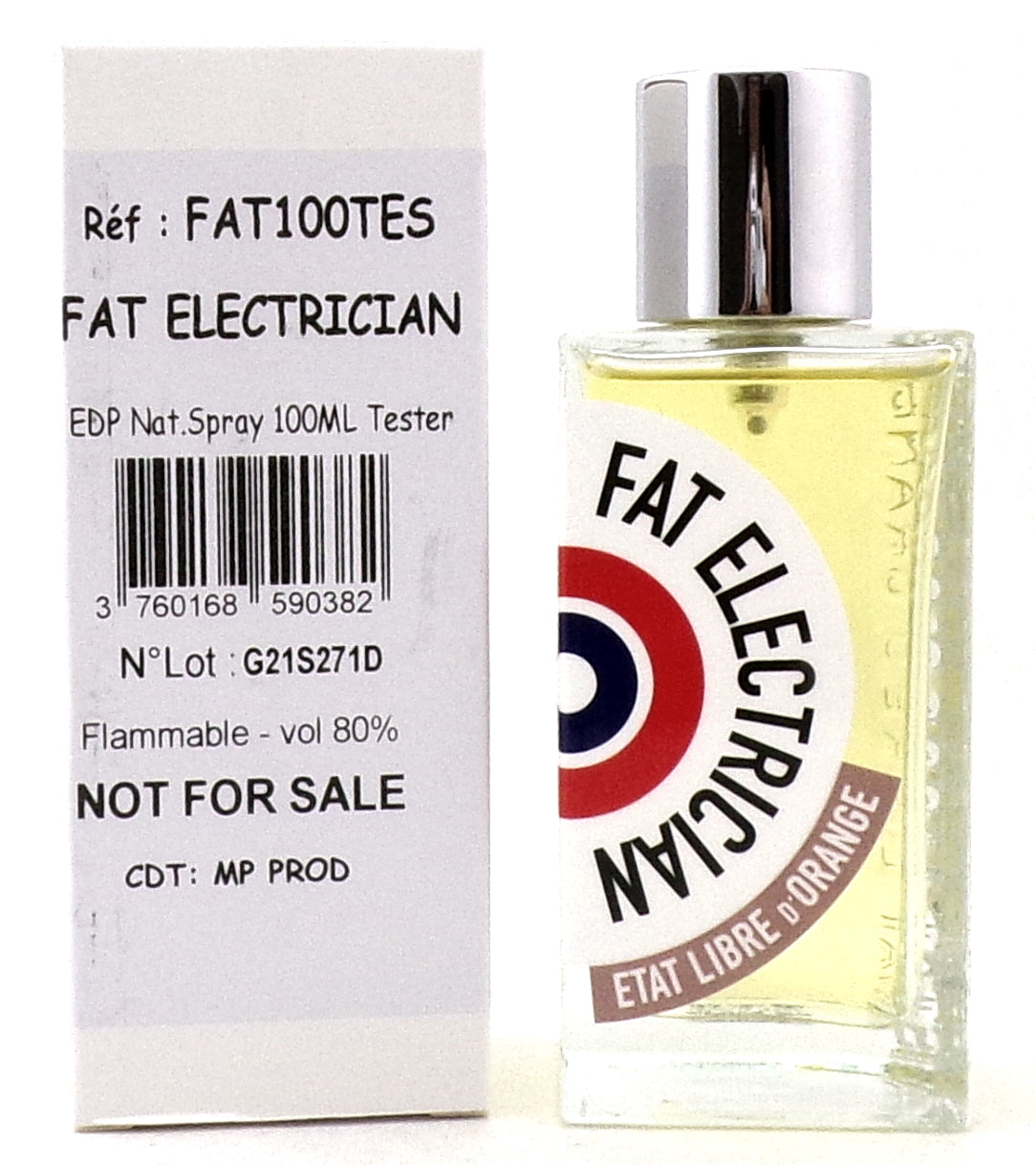 Etat Libre D'Orange Fat Electrician Semi-Modern Vetiver 3.4 oz EDP Spray for Men. New Tester w/Cap