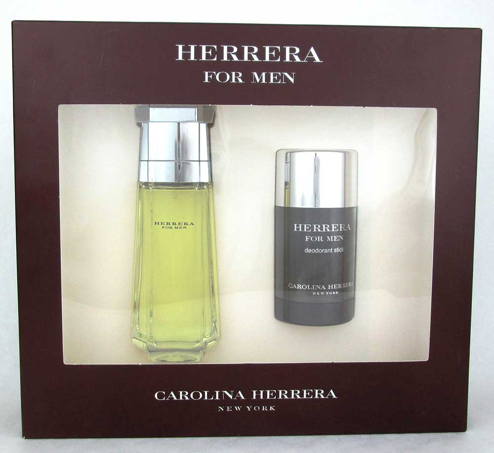 Herrera by Carolina Herrera 2Pc Gift Set Men:EDT 3.4oz.Spr+Deo 2.1oz.