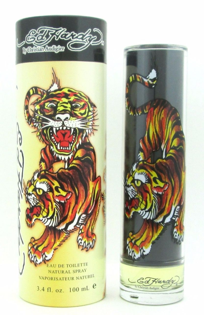 Ed Hardy By Christian Audigier For Men 3.4 oz/100 ml EDT Spray NIB