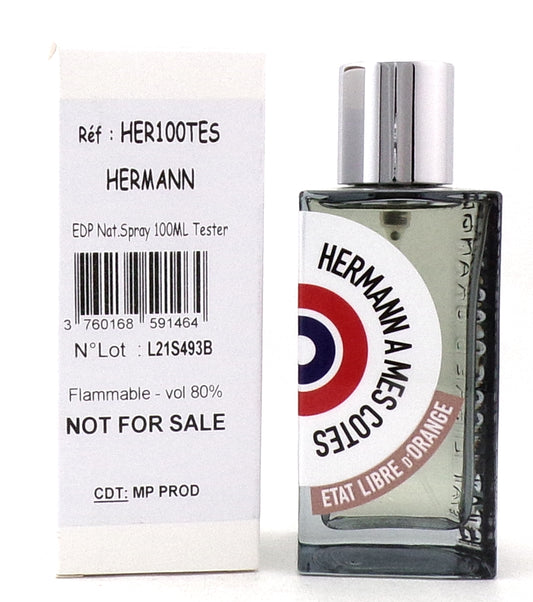 Etat Libre D'Orange Hermann A Mes Cotes Me Paraissait Une Ombre 3.4 oz EDP Spray for Men. New Tester w/Cap