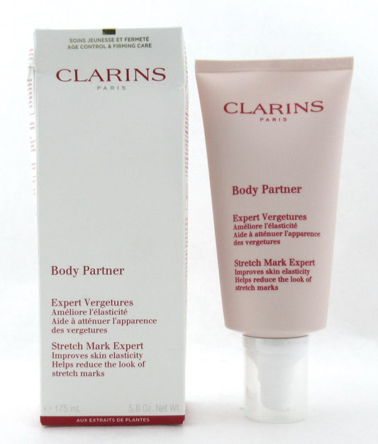 Clarins Body Partner Stretch Mark Expert Cream 175 ml./ 5.8 oz. New Damaged Box