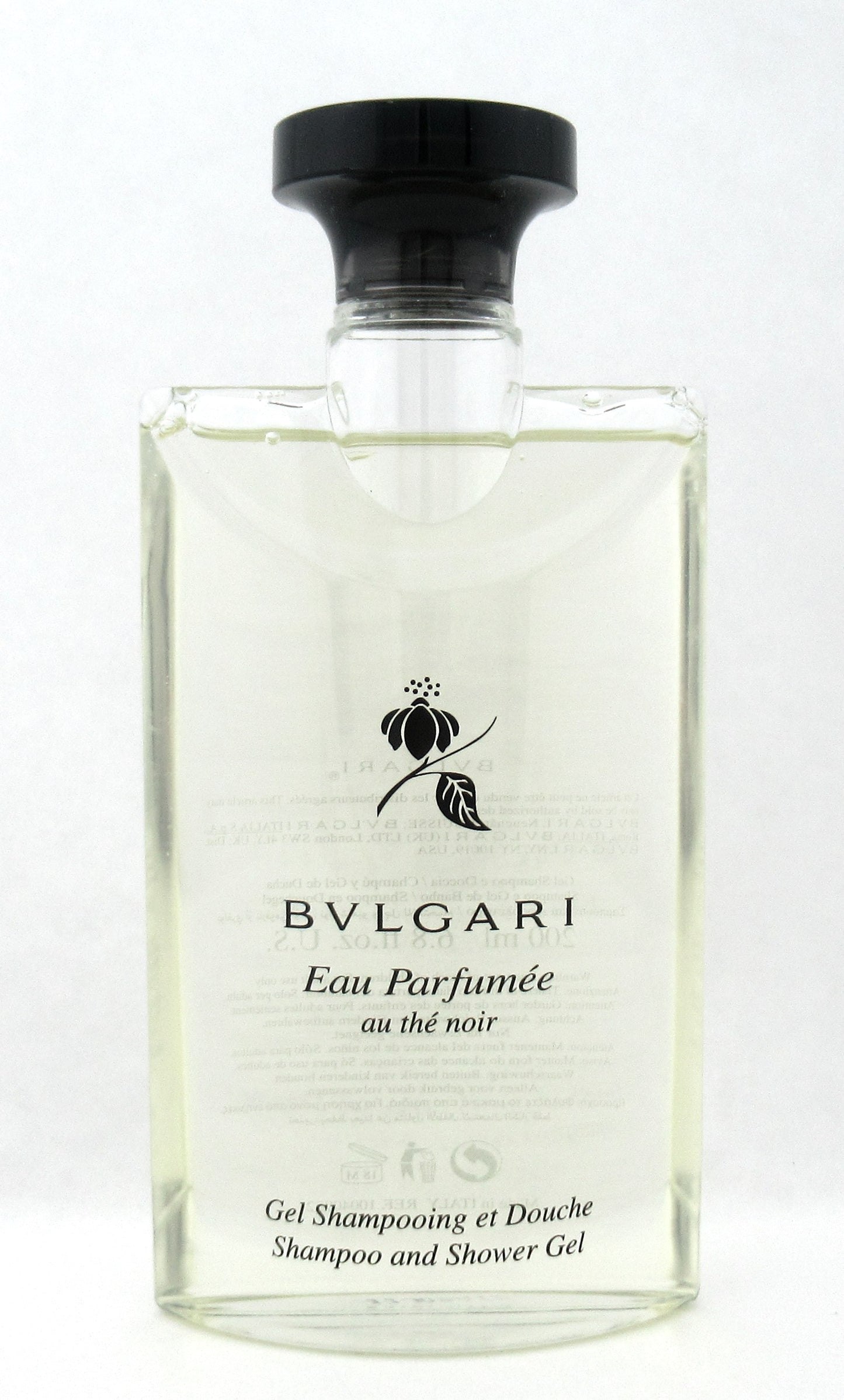 Bvlgari Eau Parfumee Au the Noir 6.8 oz. Shampoo and Shower Gel Unisex NO BOX