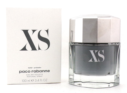 XS by Paco Rabanne 3.4 oz. Eau de Toilette Spray for Men New Tester w/Cap