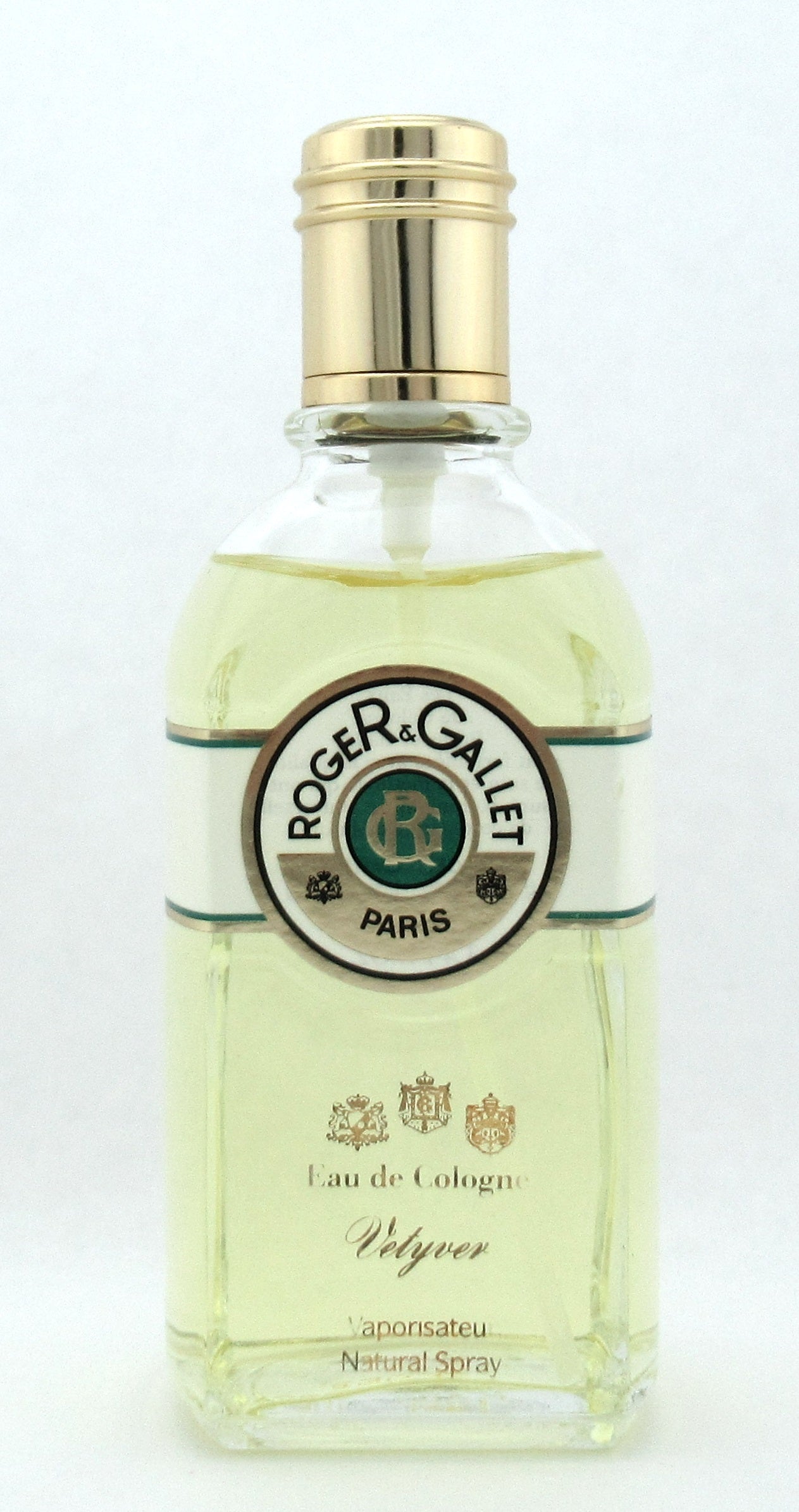 Vetyver by Roger & Gallet for Men Eau De Cologne Spray 100 ml./ 3.4 oz. NO BOX