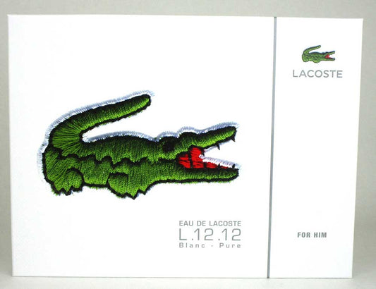 Lacoste Eau De Lacoste L.12.12 Blanc 2 Piece Gift Set For Men.NEW