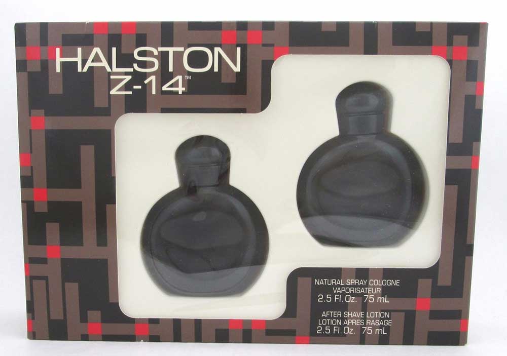 Halston Z-14 For Men Set 2.5 oz Cologne Spray & After Shave NIB