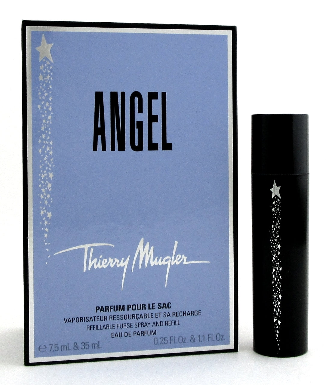 Angel Thierry Mugler Women 2Pcs Set:0.25oz EDP Spr+1.1oz Refill.New. NOT Sealed