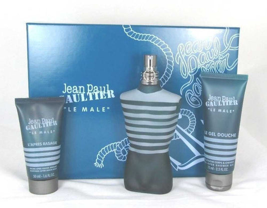 Le Male by Jean Paul Gaultier 4.2EDT+2.5ShowerGel+ 1.6After Shave Balm