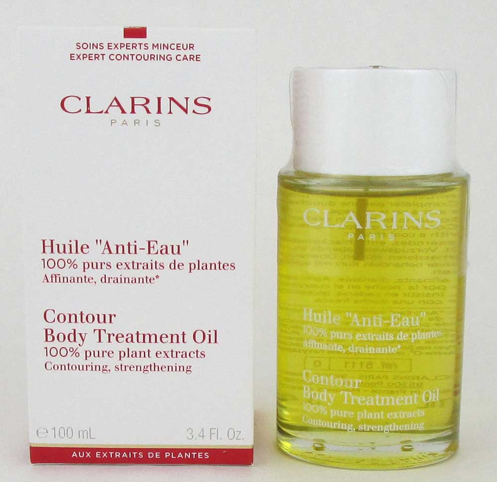 Clarins Contour Body Treatment Oil "Anti Eau" 3.4 oz/100 ml. NIB