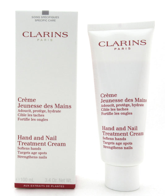 Clarins Hand And Nail Treatment Cream 3.3 oz./100 ml. NEW Sealed Tube