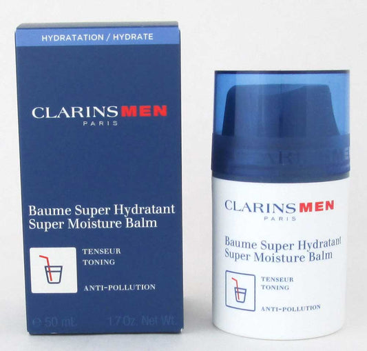 Clarins Men Super Moisture Balm, Toning, Anti-Pollution 50 ml/ 1.7 oz