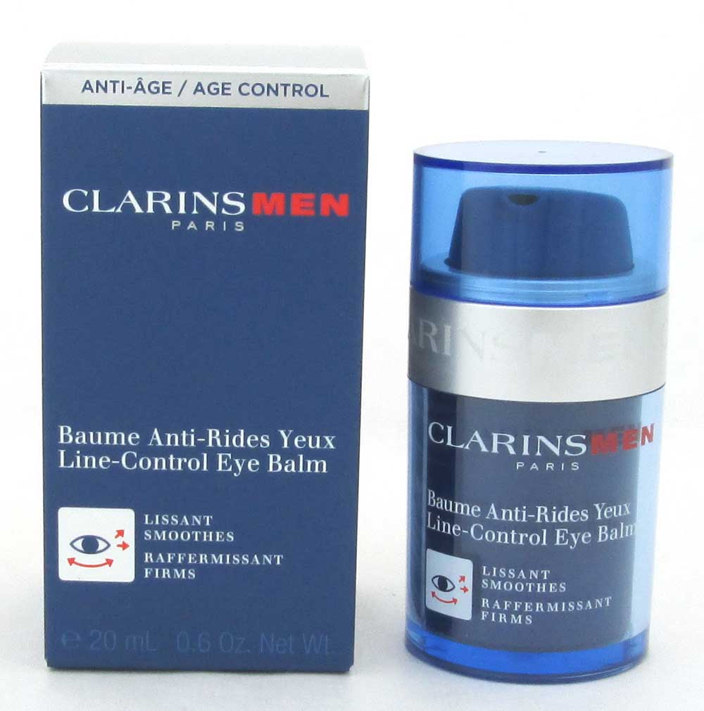 Clarins Men Line Control Eye Balm, Smoothes, Firms 20 ml/ 0.6 oz NIB