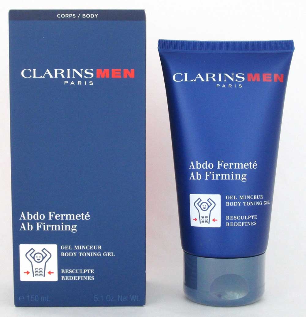 Clarins Men Ab Firming Body Toning Gel, Redefines 5.1 oz/ 150 ml NIB