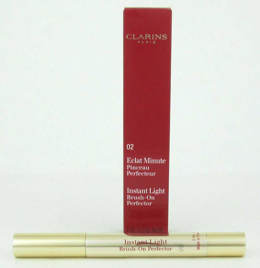 Clarins Instant Light Brush-On Perfector 02  0.07 oz/2 ml NIB