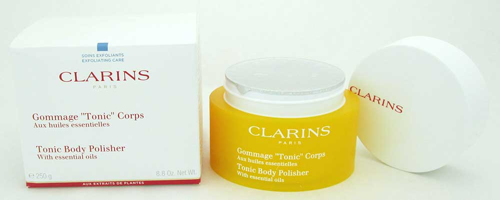 Clarins Tonic Body Polisher with Essential Oils 8.8 oz NIB Sealed Tub
