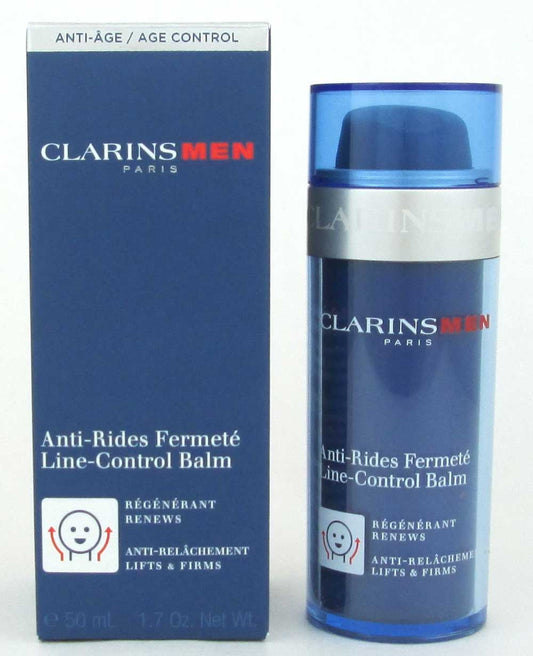 Clarins Men Line Control Balm, Renews, Lifts & Firms 1.7 oz/50 ml NIB