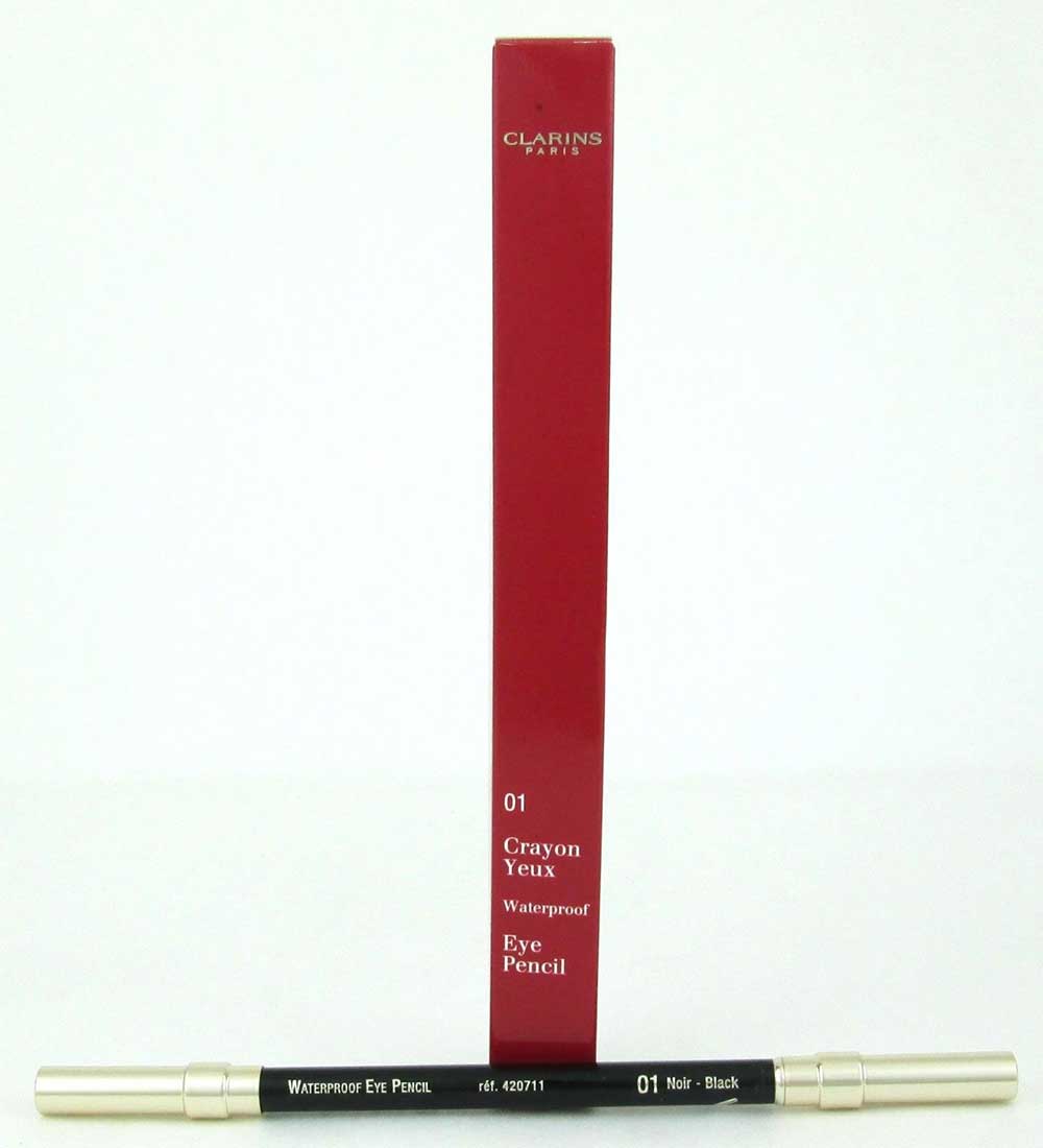 Clarins Waterproof Eye Pencil 01 Black 1.2 g./ 0.04 oz New In Box