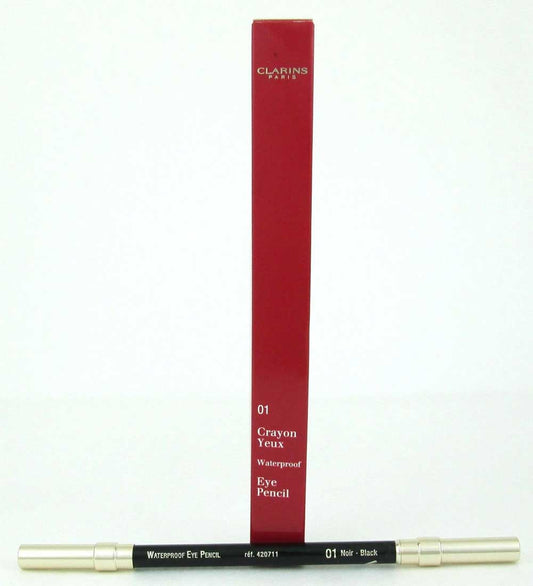 Clarins Waterproof Eye Pencil 01 Black 1.2 g./ 0.04 oz New In Box