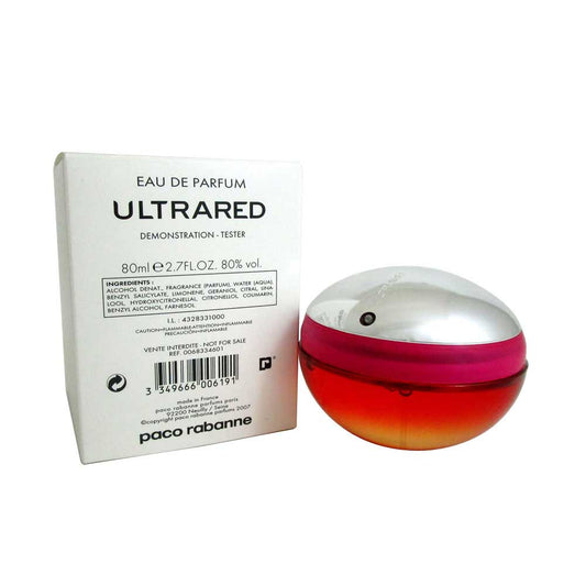 Ultrared by Paco Rabanne Eau de Parfum Spray 2.7 oz for Women *Tester