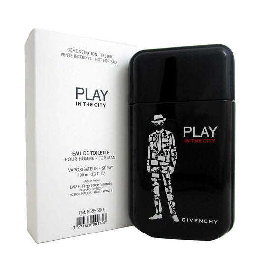 Play In The City Givenchy 3.3 oz EDT Spray for Men. Brand new *Tester