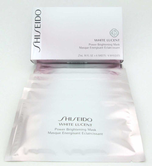 Shiseido White Lucent Power Brightening Mask Set of 6 Brand New In Box