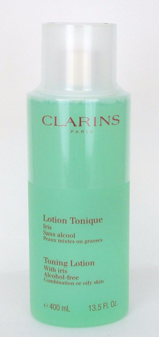 Clarins Toning Lotion with Iris Combination/Oily Skin 400 ml Sealed