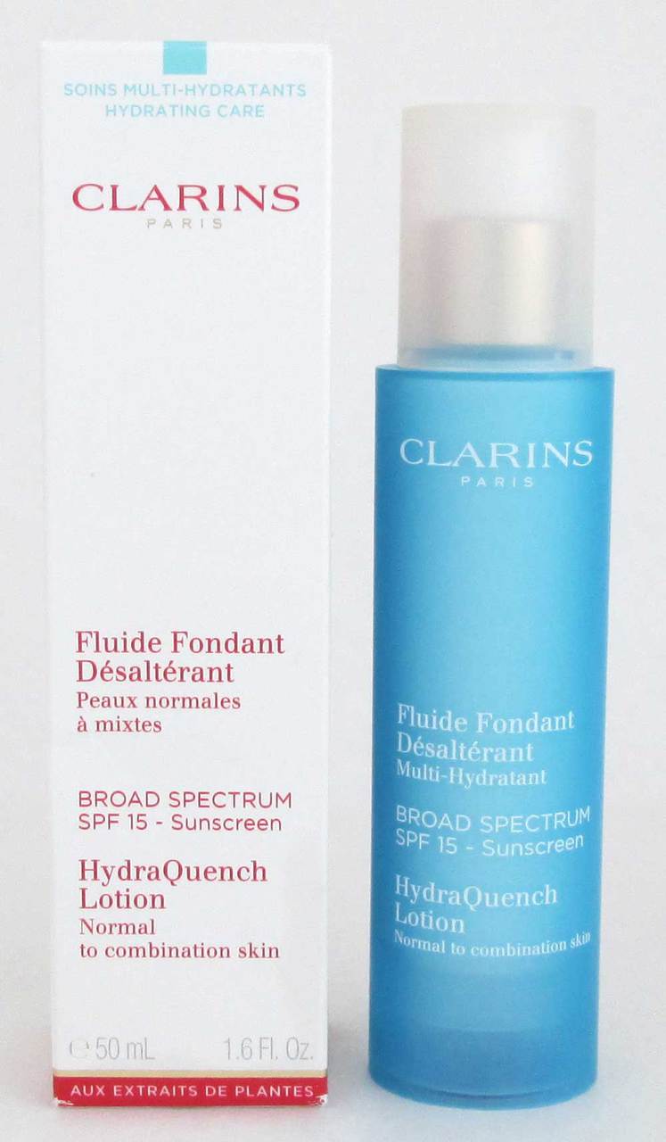 Clarins HydraQuench Lotion SPF 15 Normal/Combination Skin 1.6 oz NIB
