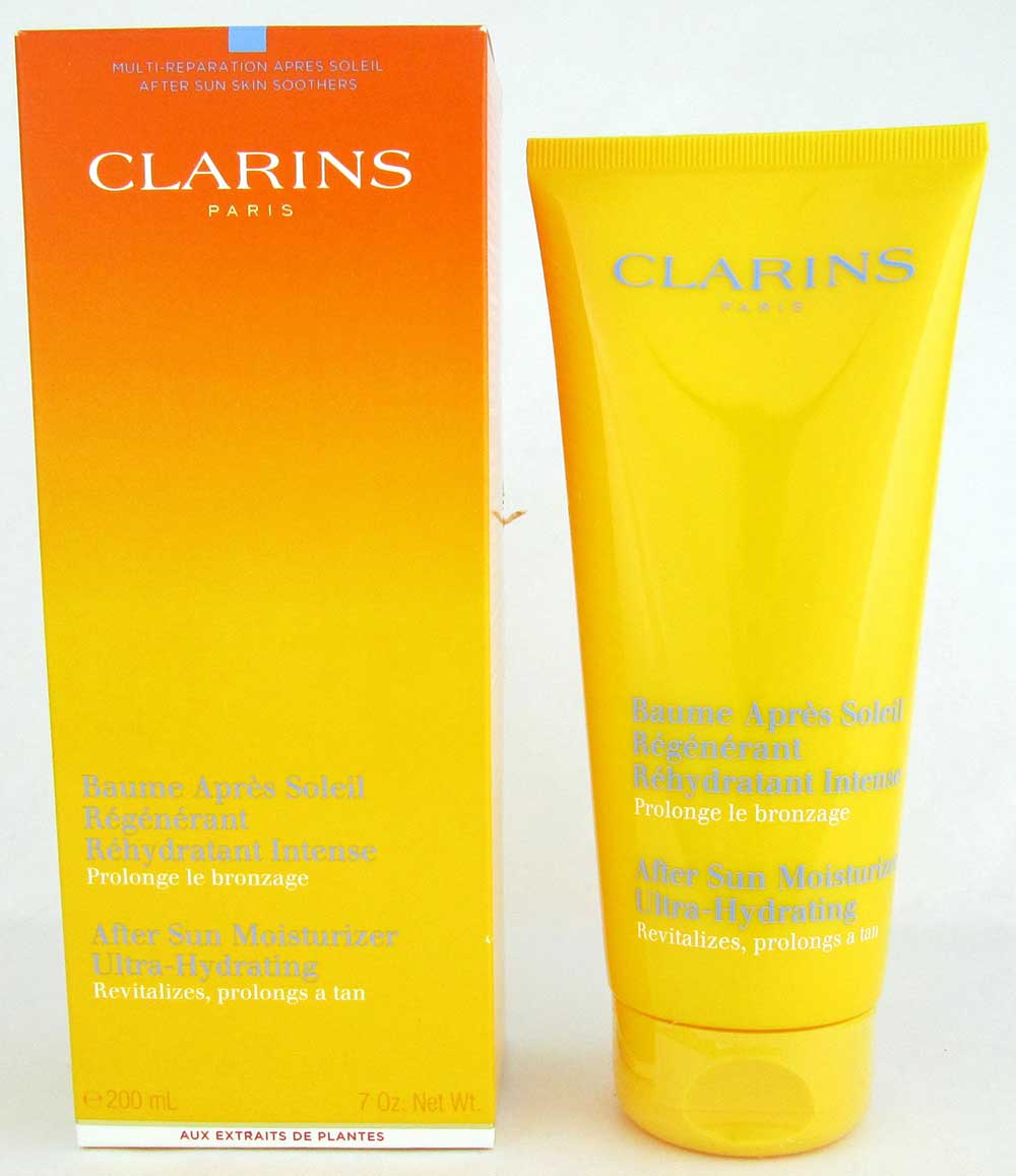 Clarins After Sun Moisturizer Ultra-Hydrating 200 ml/ 7 oz Damaged Box