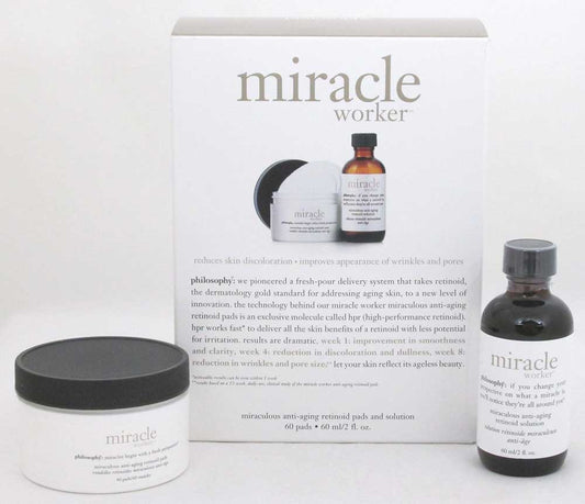 $74 Philosophy Miracle Worker Miraculous Anti-Aging Retinoid Pads+Solu