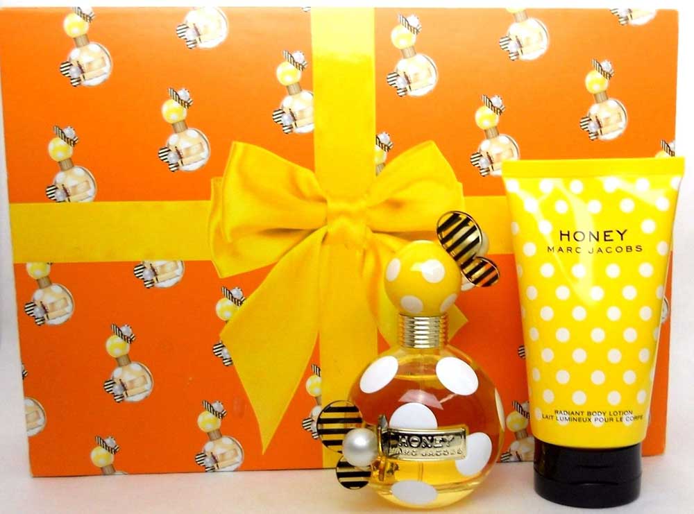 Honey by Marc Jacobs 3.4oz Eau de Parfum Spray+5.B/Lotion.Damaged Box