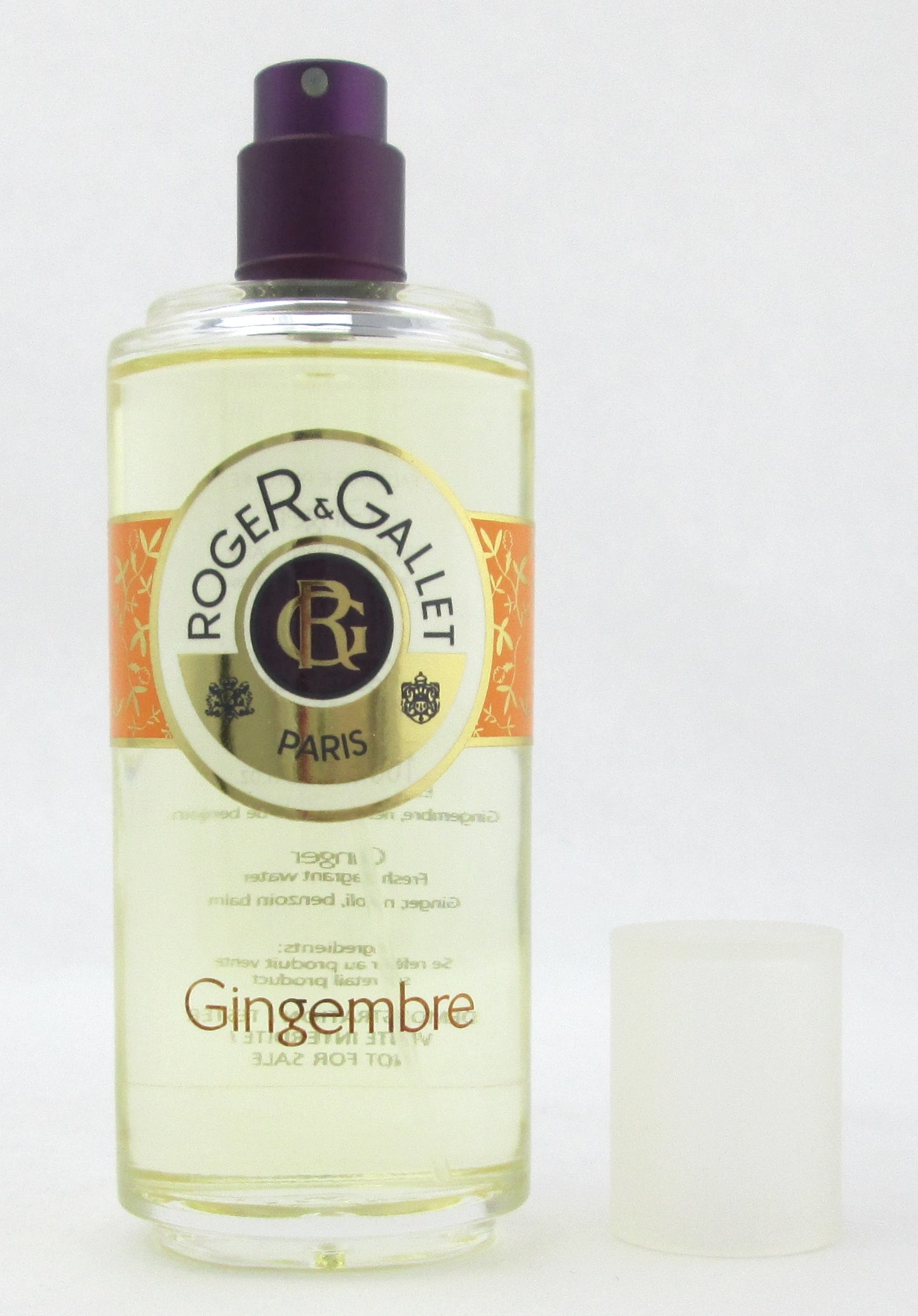 R & G Gingembre Fragrant Water Spray 100 ml./ 3.4 oz. Tester no Top