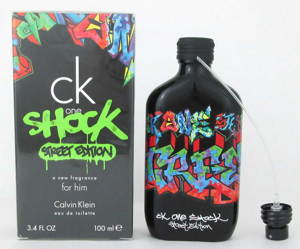 CK One Shock Street Edition by Calvin Klein EDT Spray for Men  3.4 oz.