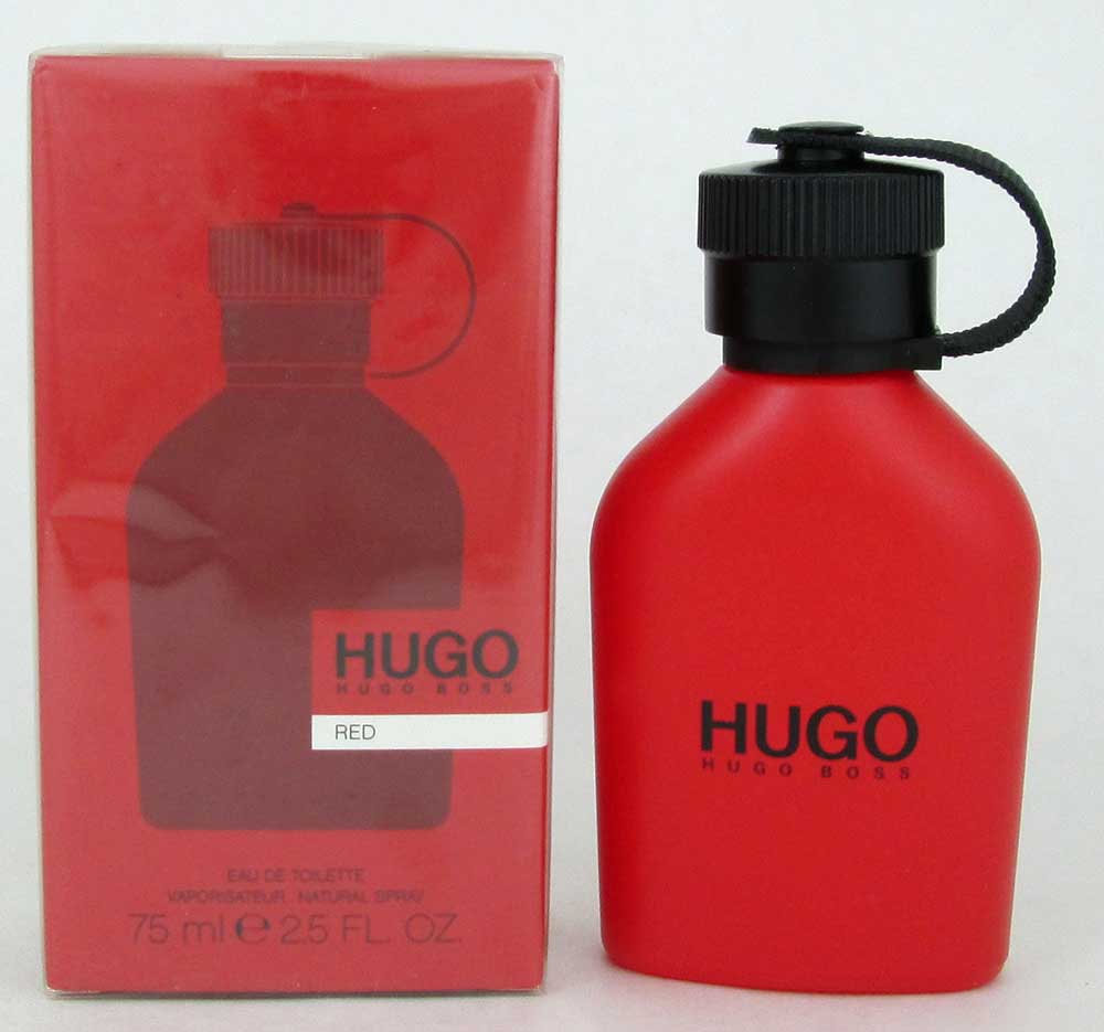 Hugo Red by Hugo Boss Eau De Toilette Spray for Men 2.5 oz./ 75 ml NIB