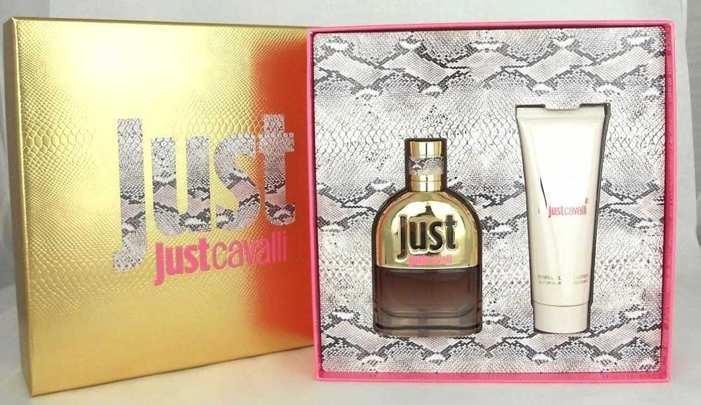 Just Just Cavalli for Women Set:2.5oz.EDT Spray + 2.5oz.Body Lotion