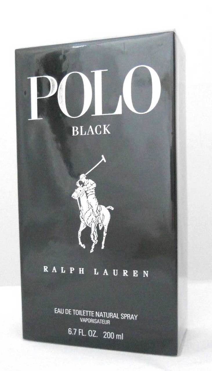Polo Black by Ralph Lauren EDT Spray 6.7 oz./200 ml.New in Sealed Box