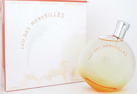 Eau Des Merveilles by Hermes Eau De Toilette Spray 3.3 oz.