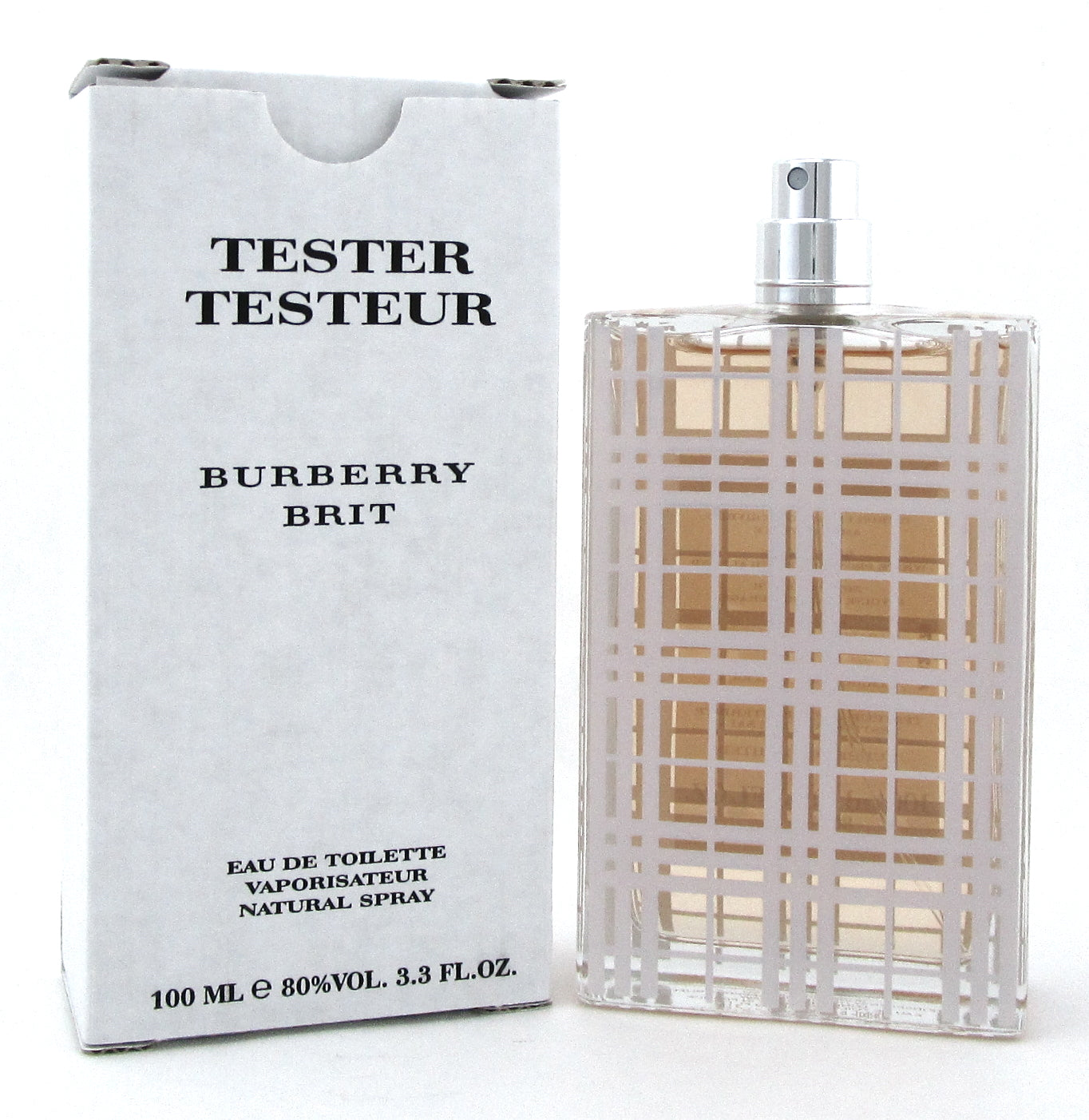 Burberry Brit Perfume for Women 3.3 oz. Eau de Toilette Spray. Never used Tester