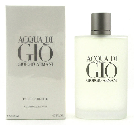 Acqua Di Gio Cologne by Giorgio Armani 6.7 oz. Eau De Toilette Spray for Men NEW Damaged Box