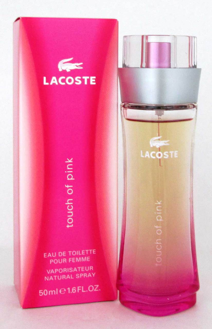 Touch of Pink by Lacoste Eau de Toilette Spray 1.6 oz. *No cellophane