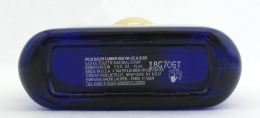Polo Red White & Blue by Ralph Lauren Eau De Toilette Spray for Men 2.5 oz./ 75 ml. *NO BOX