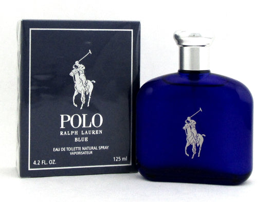 Polo Blue by Ralph Lauren 4.2 oz. Eau de Toilette Spray for Men. New Sealed Box.