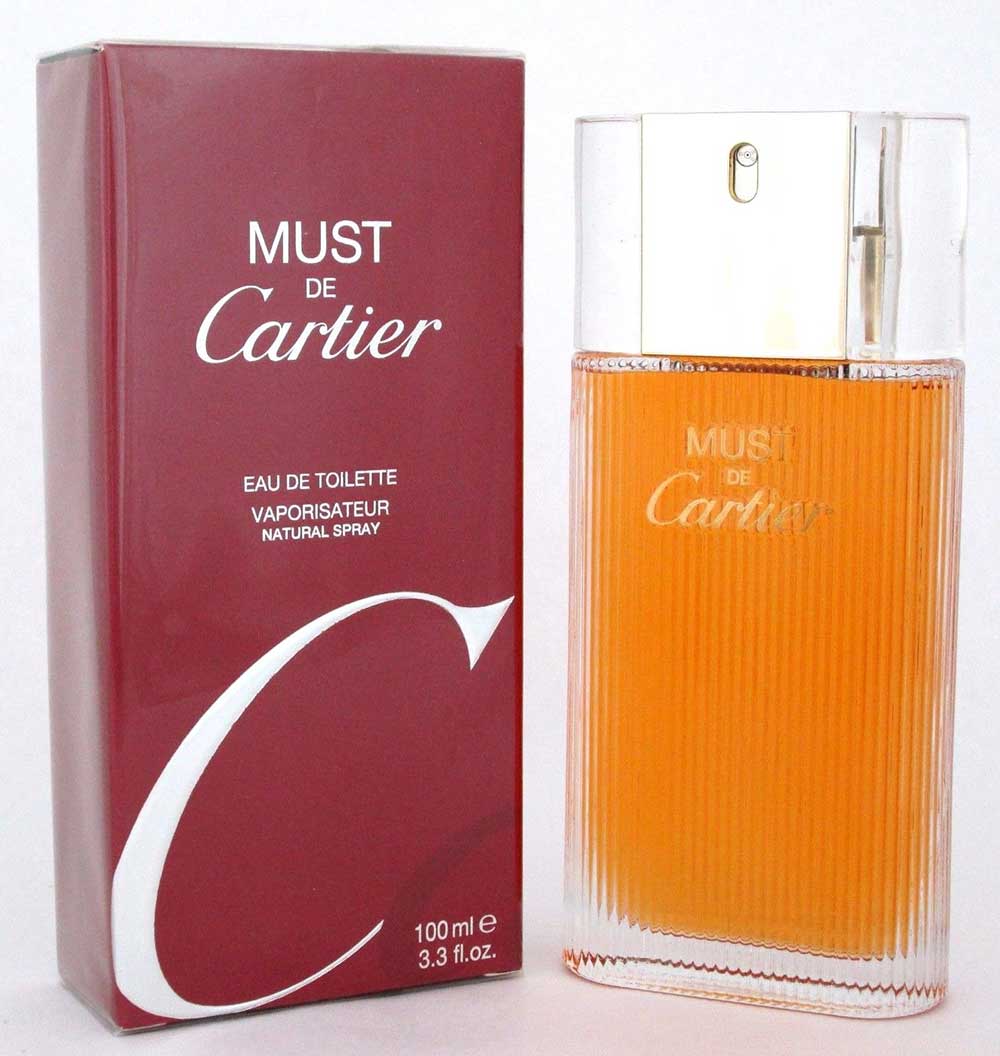Must De Cartier by Cartier Eau De Toilette Spray 3.3 oz.for Women.NIB