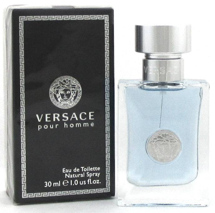 Versace Pour Homme Cologne by Versace 1.0oz. Eau de Toilette Spray for Men. NEW